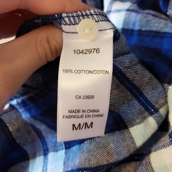 Long Plaid Flannel Shirt - Picture 5 of 5